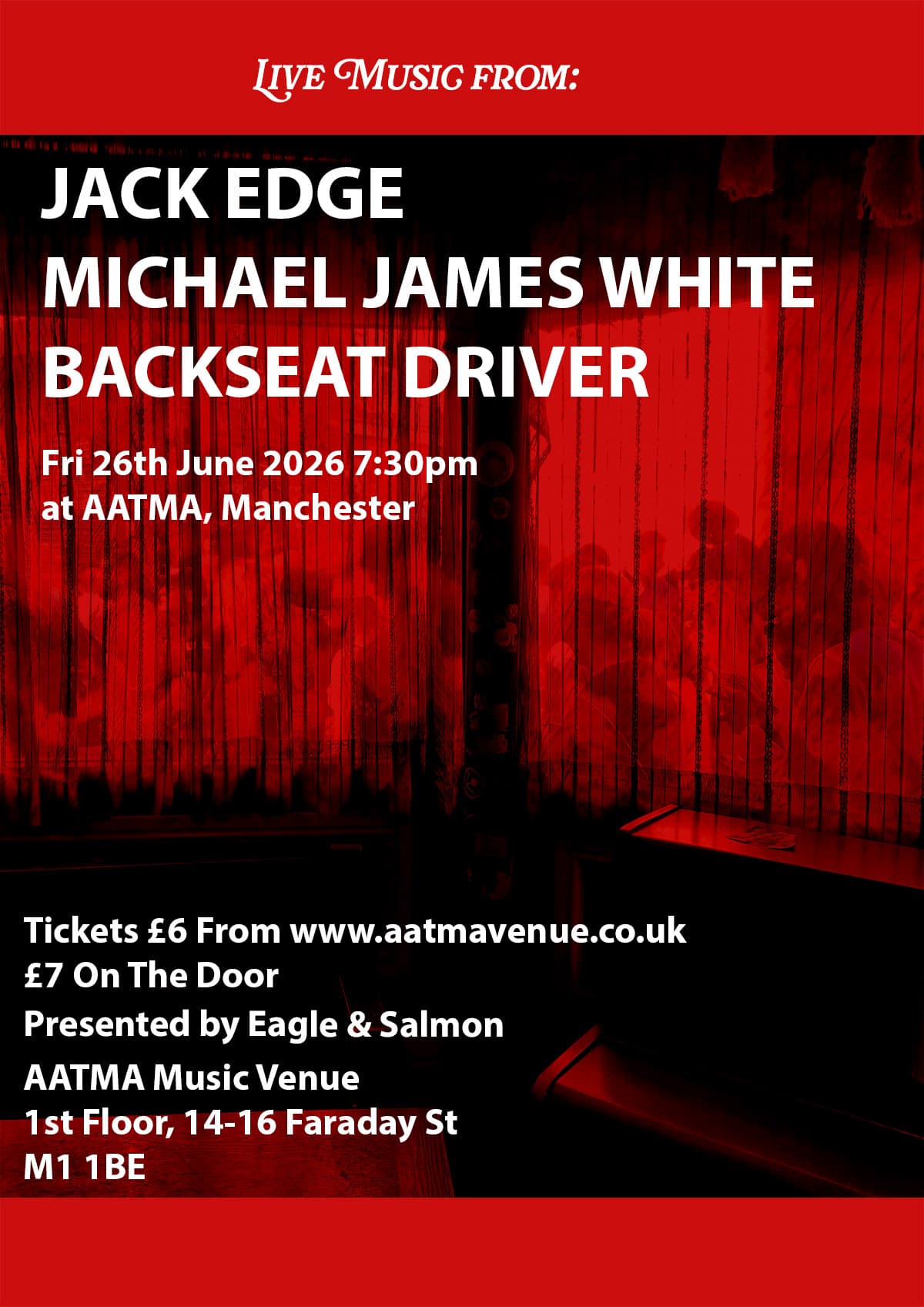 Jack Edge, Michael James White, Backseat Driver