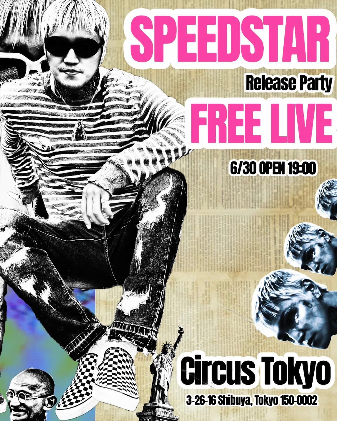 SPEEDSTAR – RELEASE PARTY – FREE LIVE