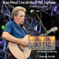 Ken Nicol at the Attic, Lytham