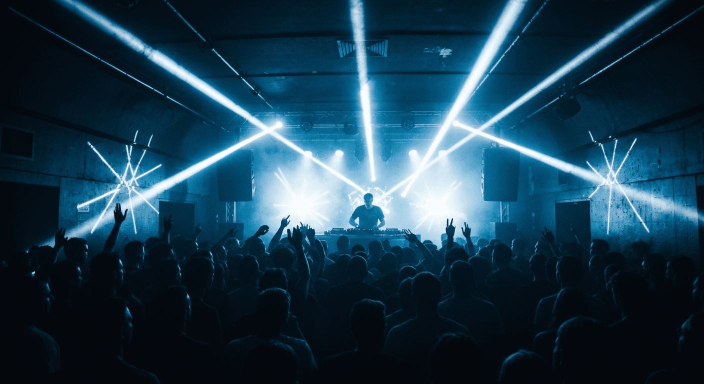 Live music performance inside a concert hall in Antwerp