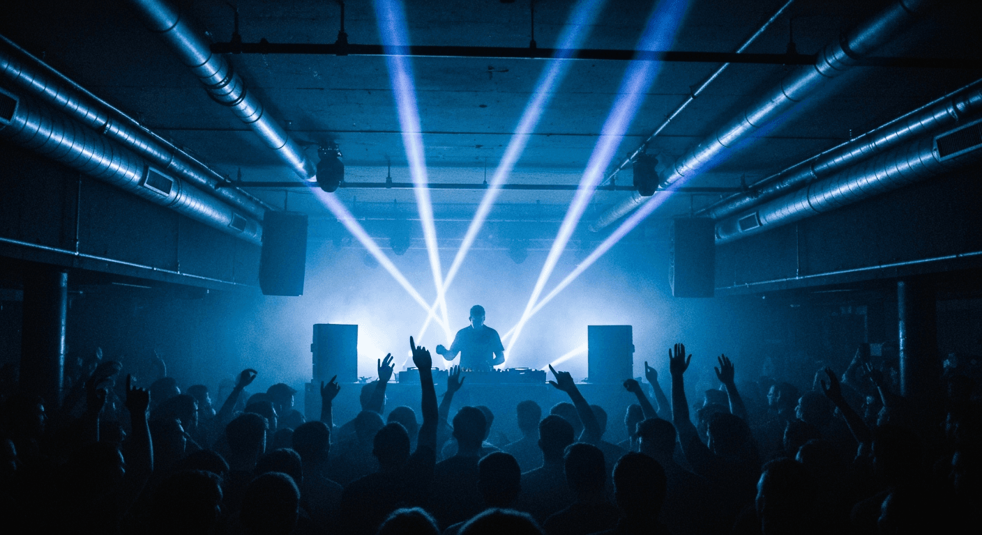 Live music performance inside a concert hall in Münster