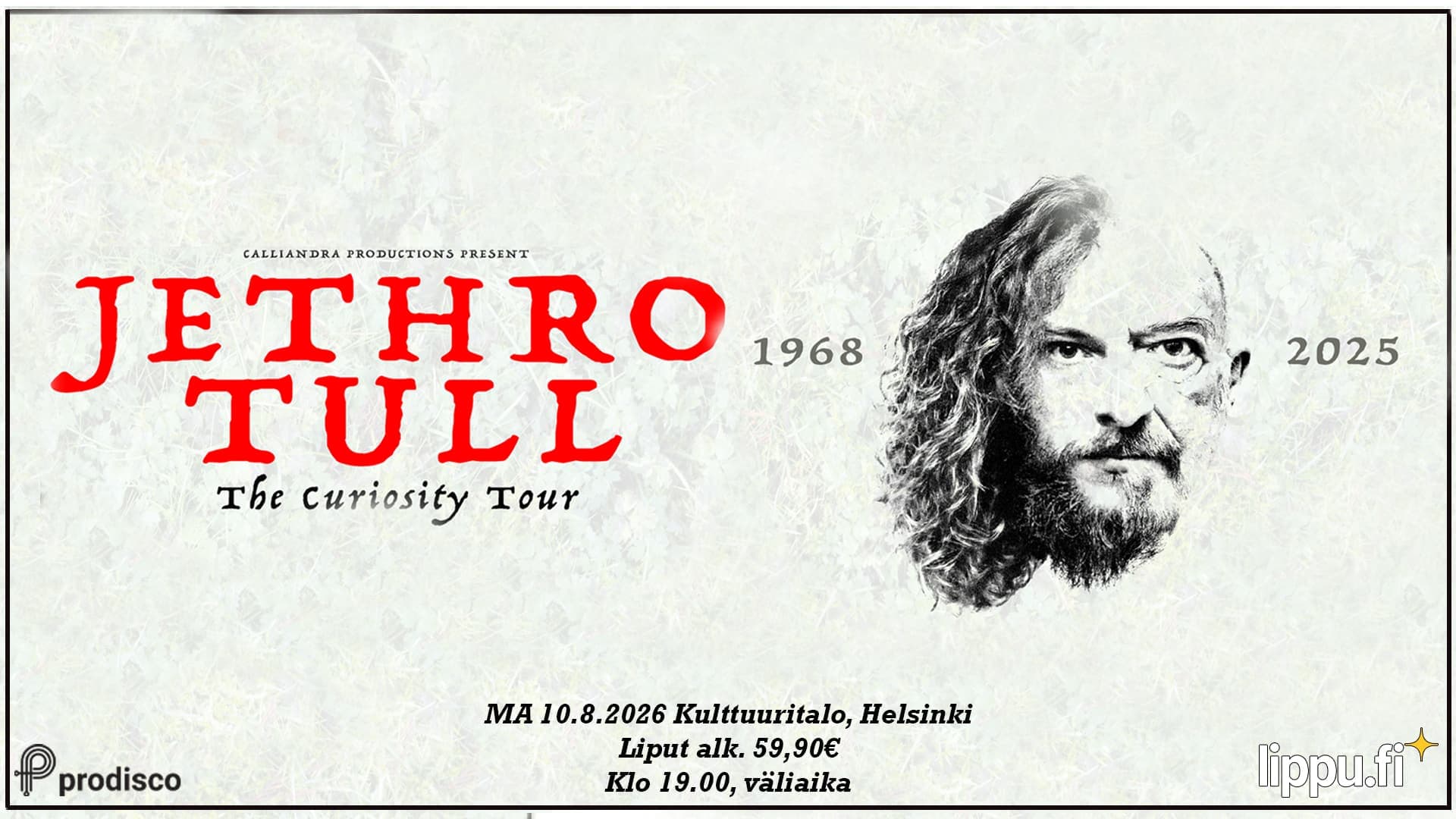 JETHRO TULL – THE CURIOSITY TOUR
