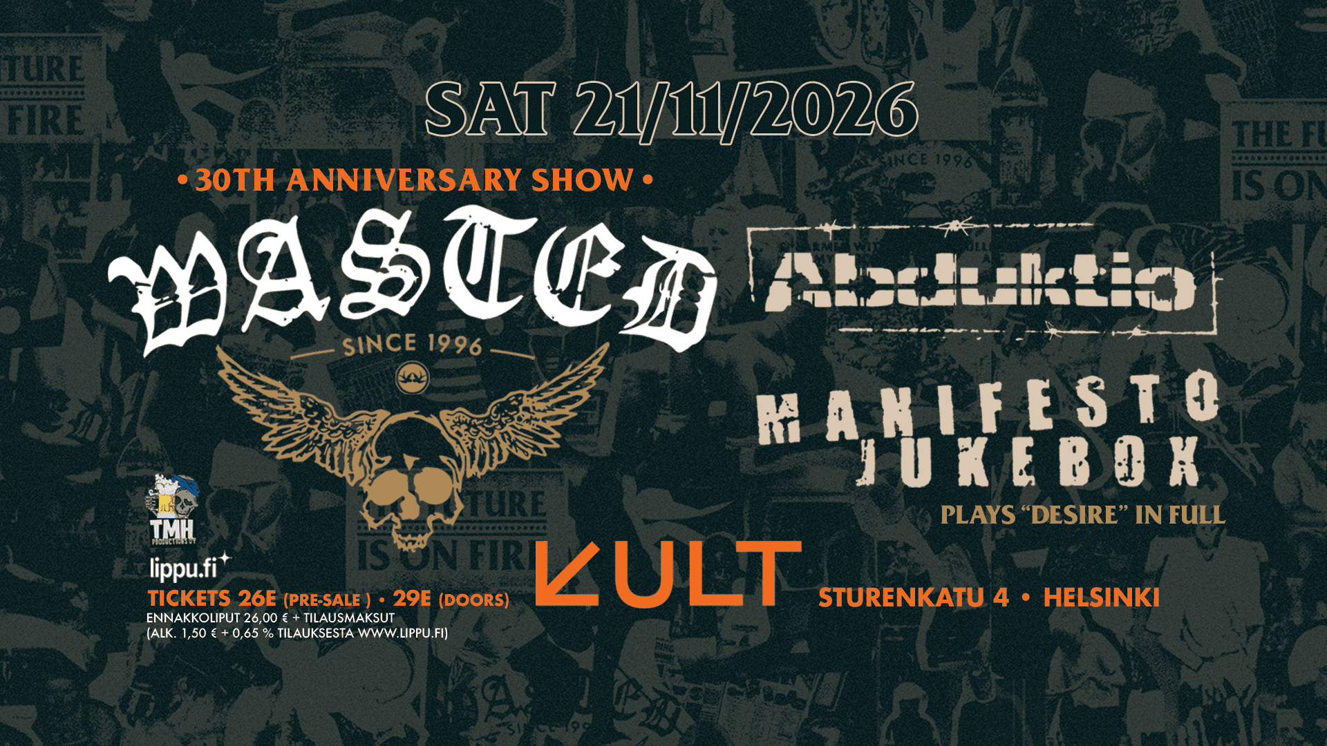 Wasted 30 V., Abduktio + Manifesto Jukebox