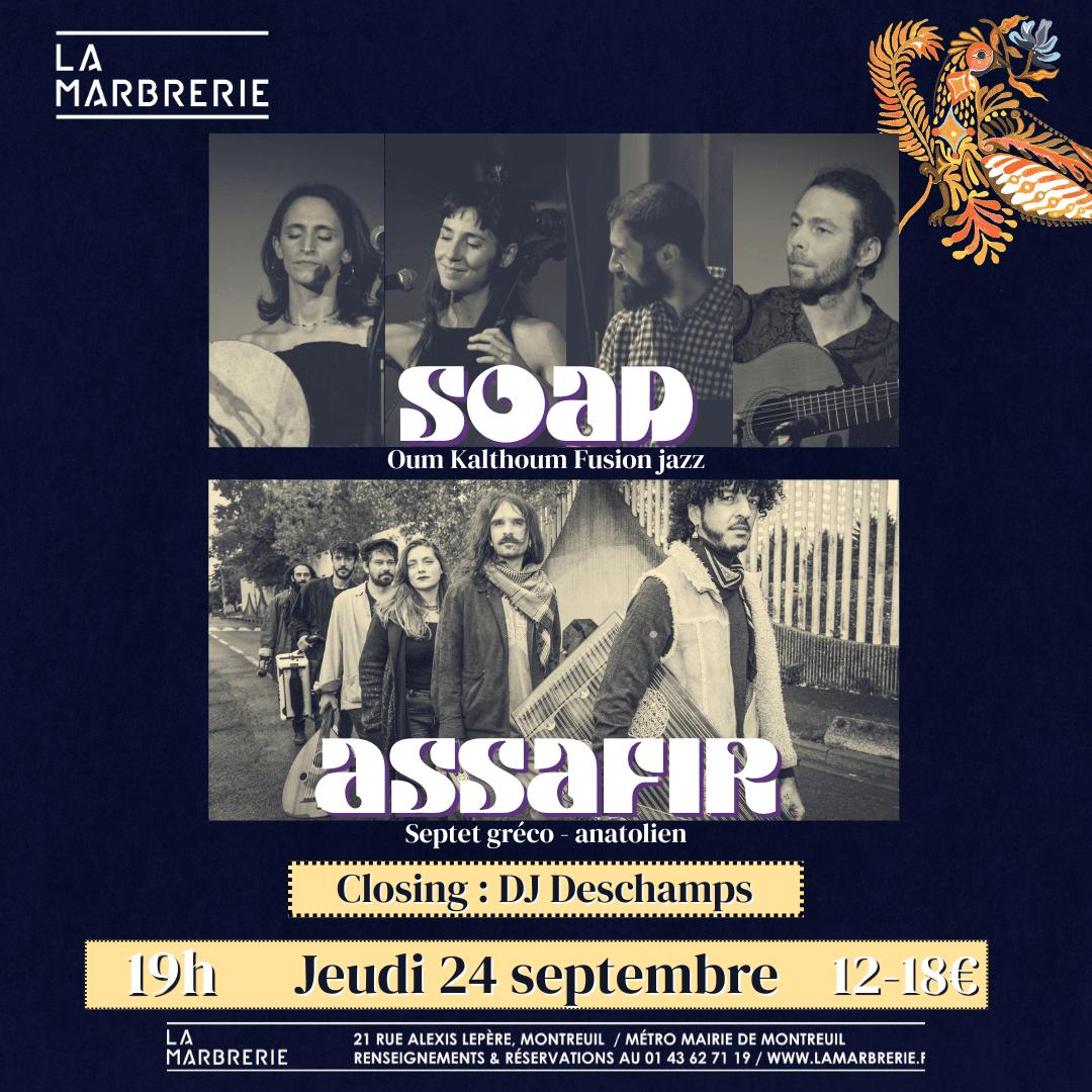 SOAD + ASSAFIR & MOREConcert - Musiques du Monde