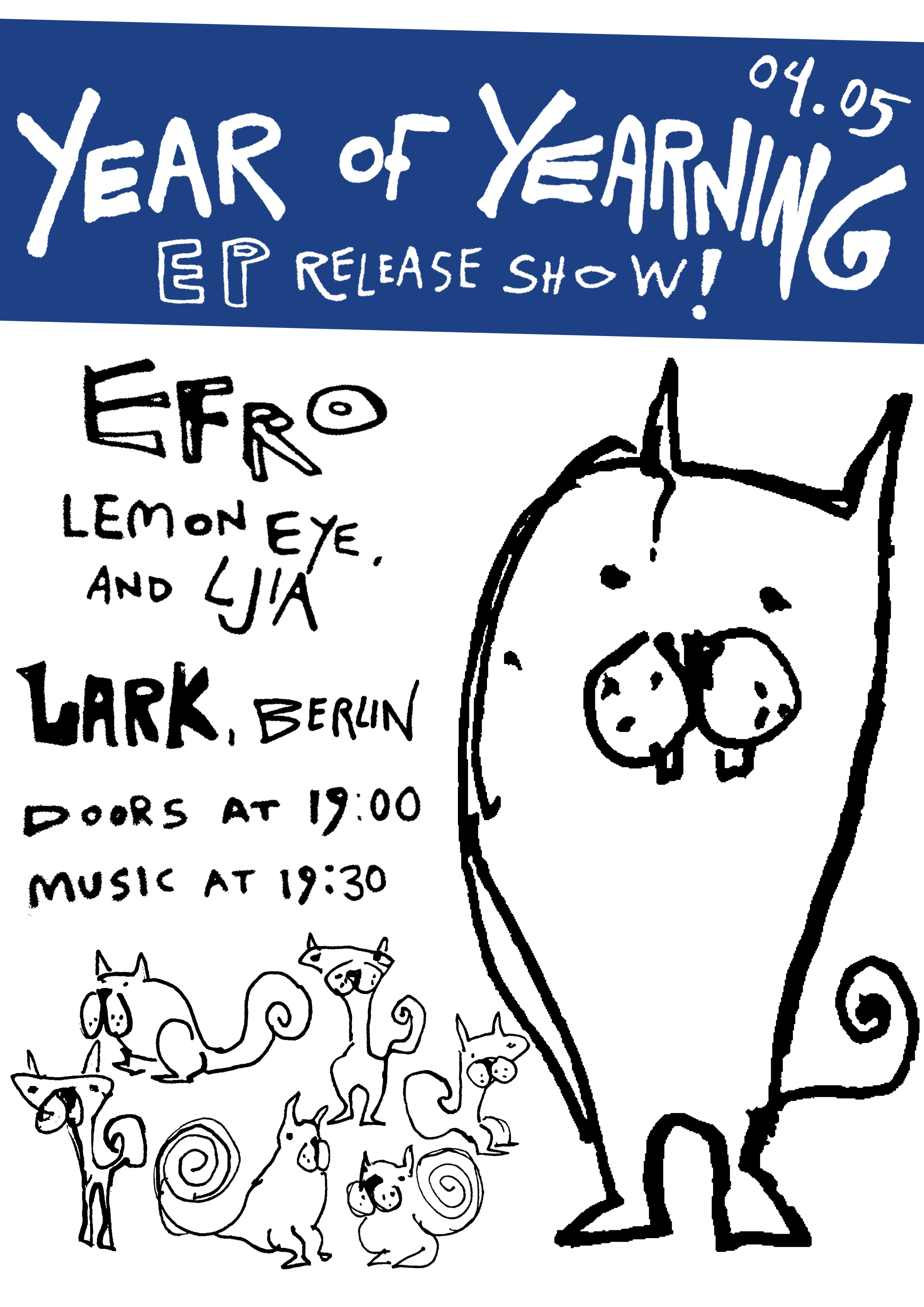 Year of Yearning – Release Show! Efro, Lemon Eye & Ljia