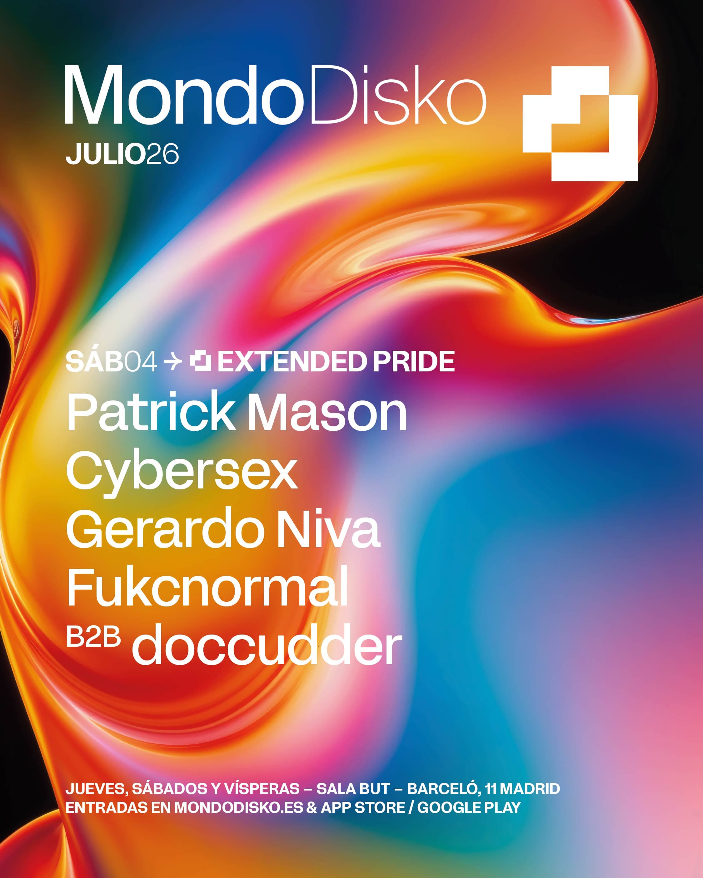 EXTENDED PRIDE: PATRICK MASON / CYBERSEX / GERARDO NIVA / FUKCNORMAL B2B DOCCUDDER