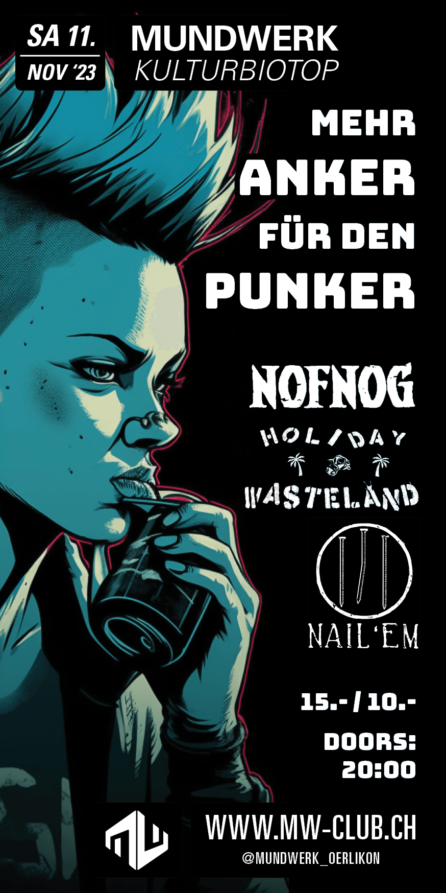 Mehr Anker für den Punker