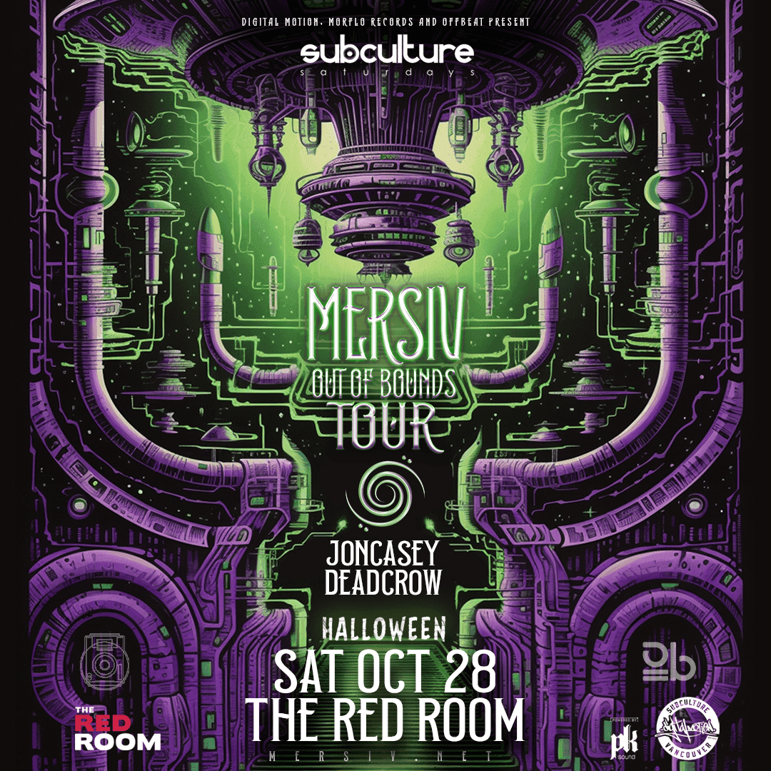 SUBculture Halloween w/ Mersiv + Jon Casey + Deadcrow
