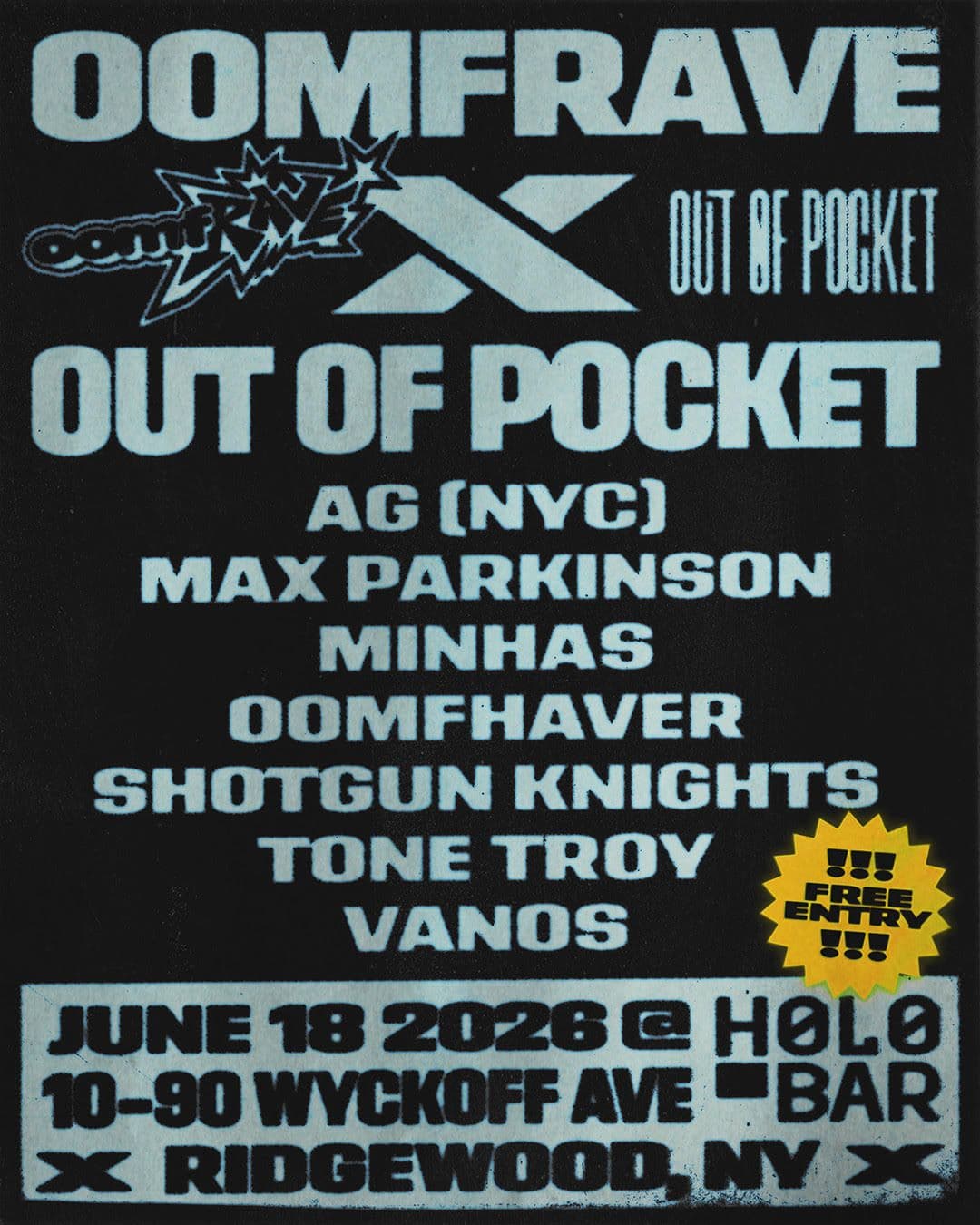 OOMFRAVE X OUT OF POCKET
