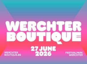 Werchter Boutique 2026 | Parkingticket