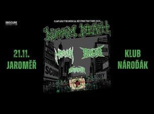 CAMPAIGN FOR MUSICAL DESTRUCTION 2026: NAPALM DEATH, MASTER, THE BRAT, GOATBURNER