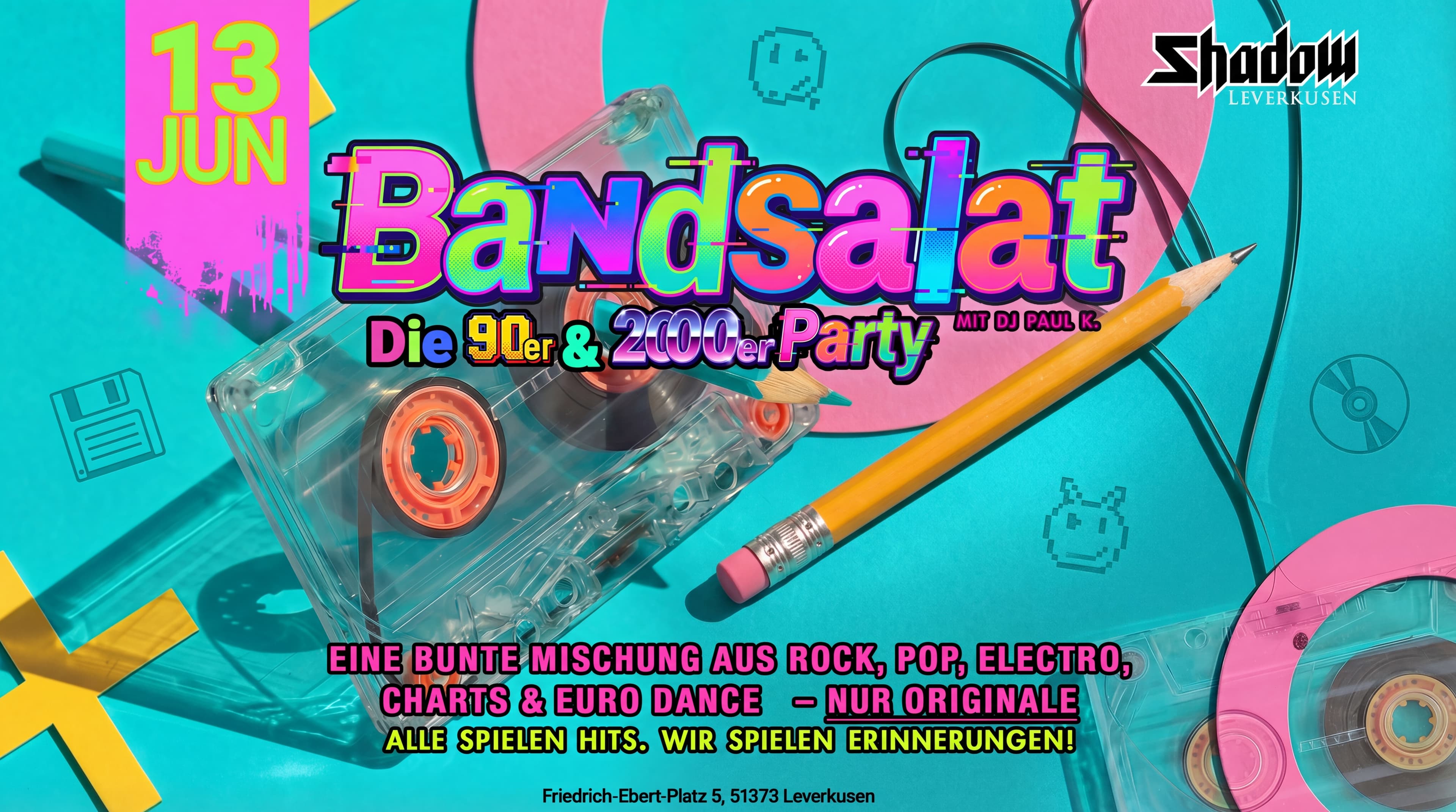 Bandsalat (Orginal) 90er & 2000er Party