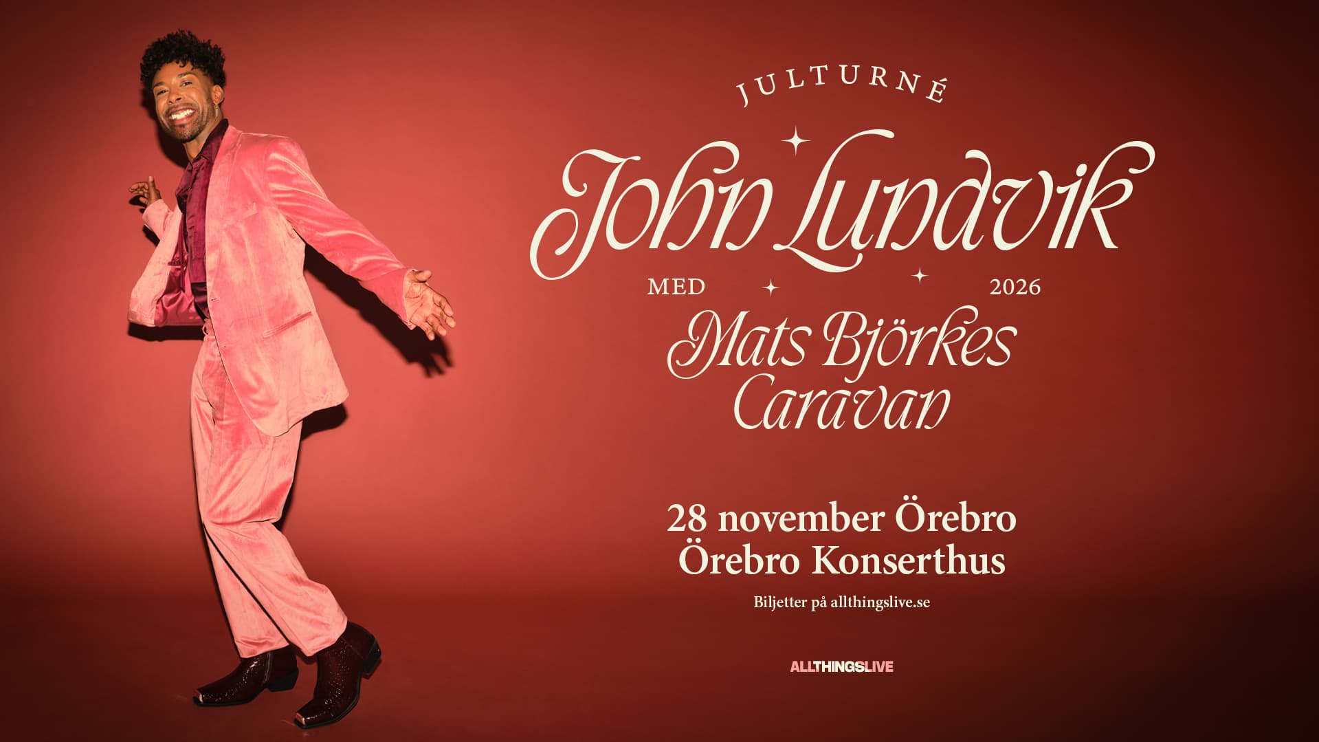 John Lundvik med Mats Björkes Caravan – Julturné