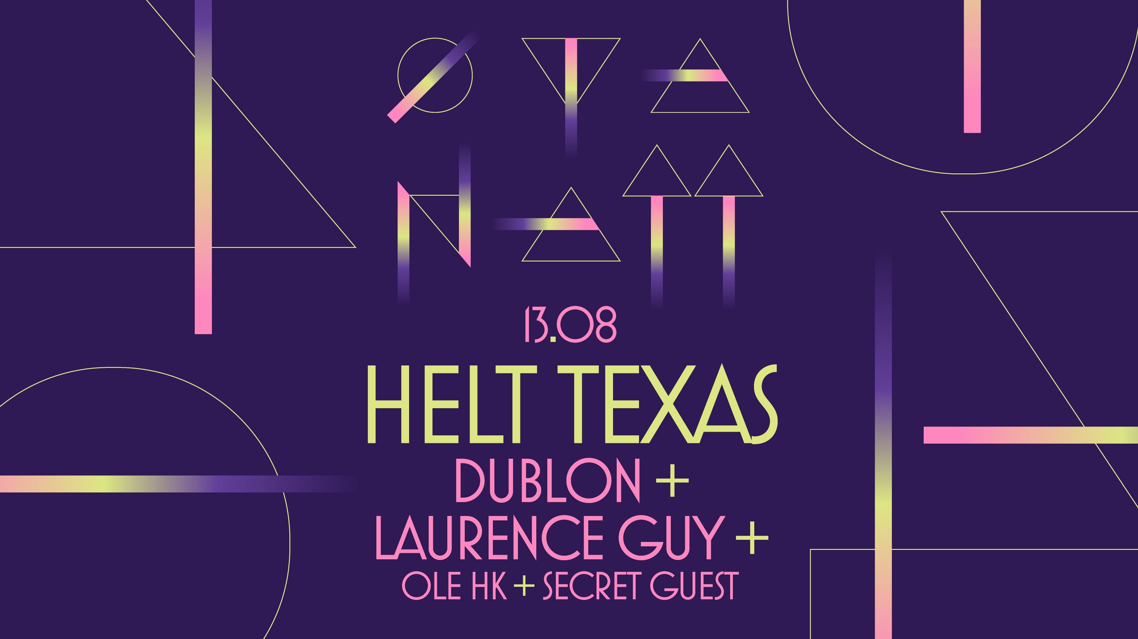 Øyanatt x Helt Texas: dublon + Laurence Guy