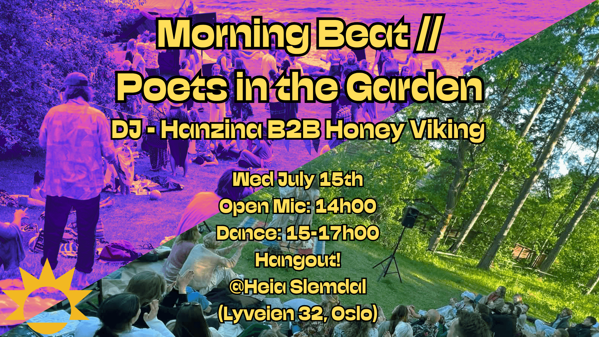 Morning Beat // Poets in the Garden