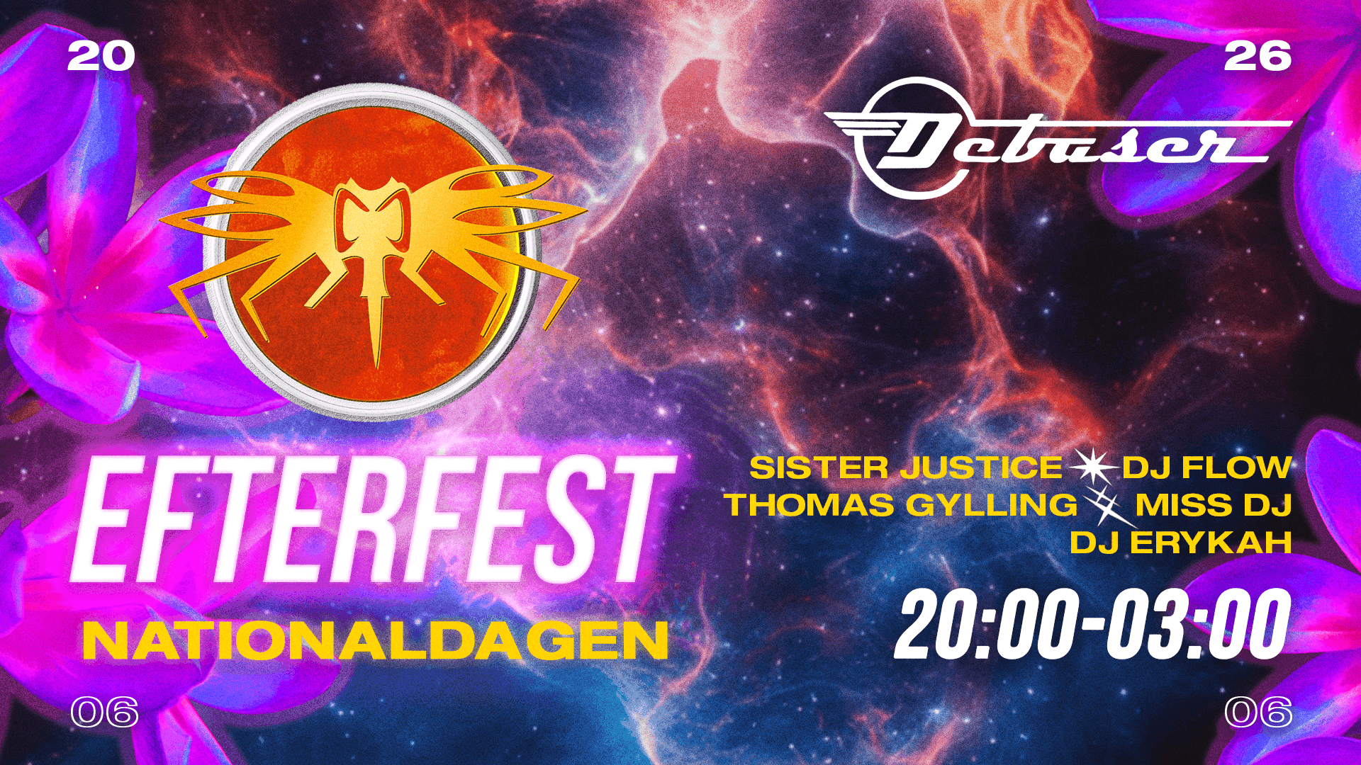 6/6 MOSQUITO EFTERFEST | DEBASER KLUBBEN