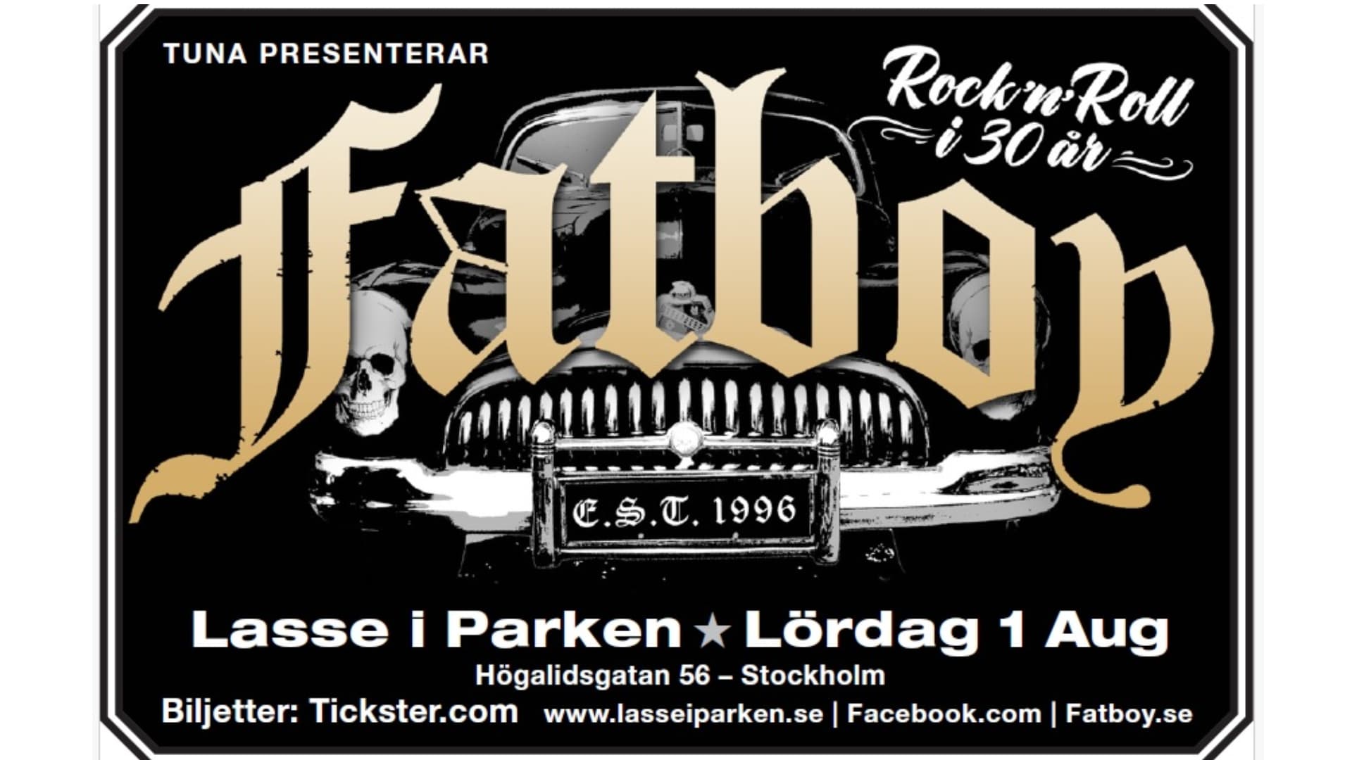 FATBOY 30 år 1996–2026