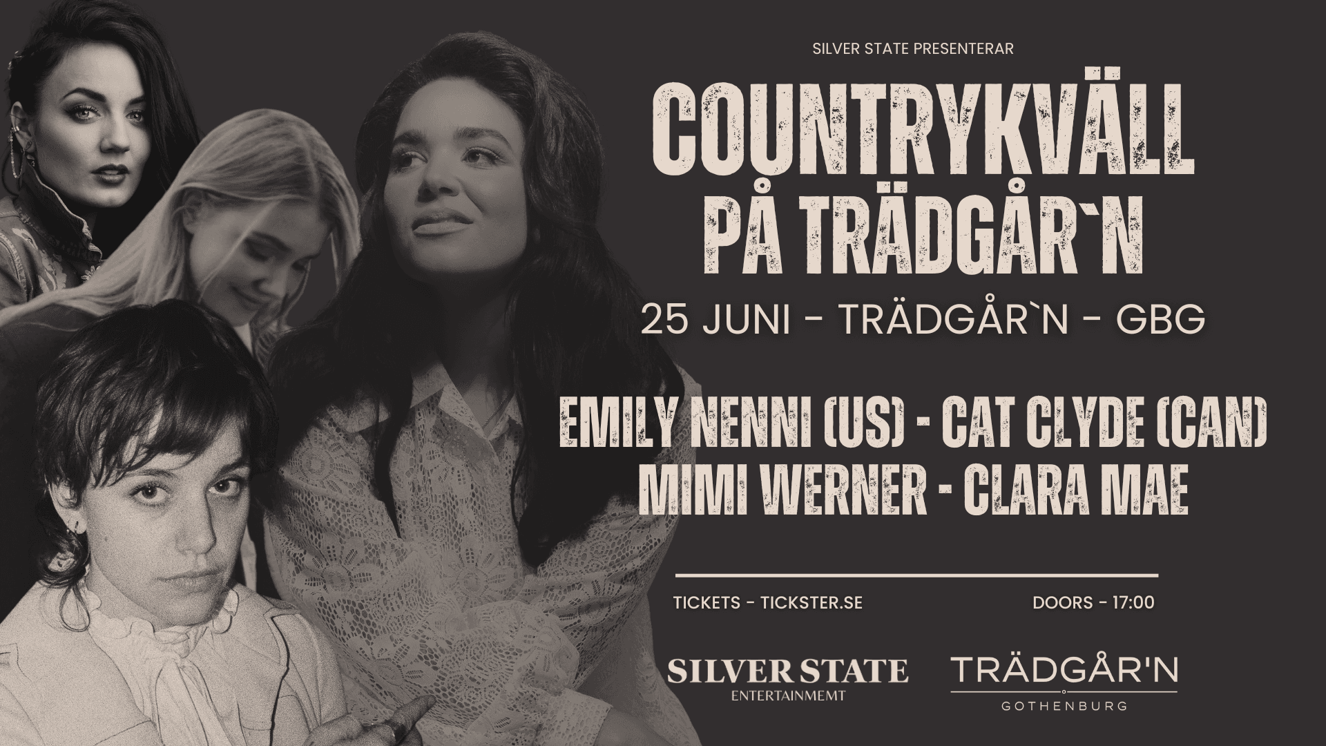 Countrykväll på Trädgår´n | 25:e juni
