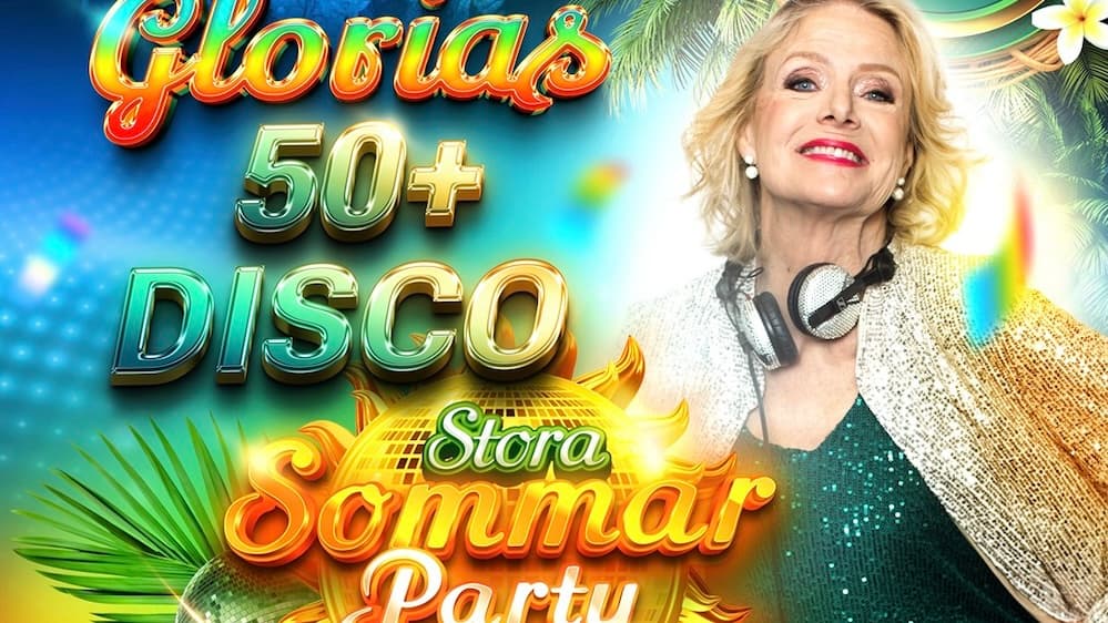 Glorias 50+ STORA SOMMAR PARTY på Café Opera 29/8