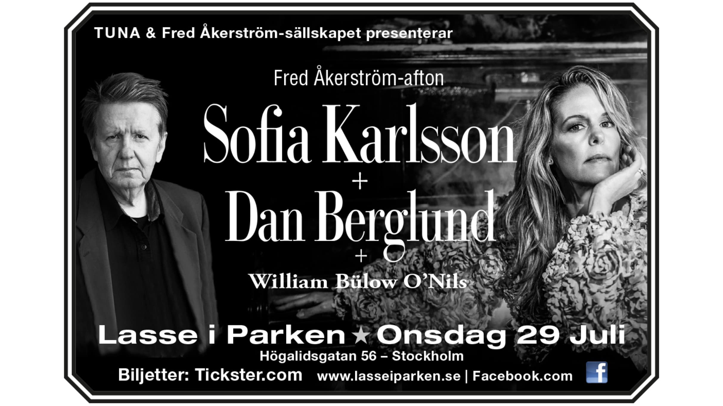 Fred Åkerström-afton med Sofia Karlsson m. fl