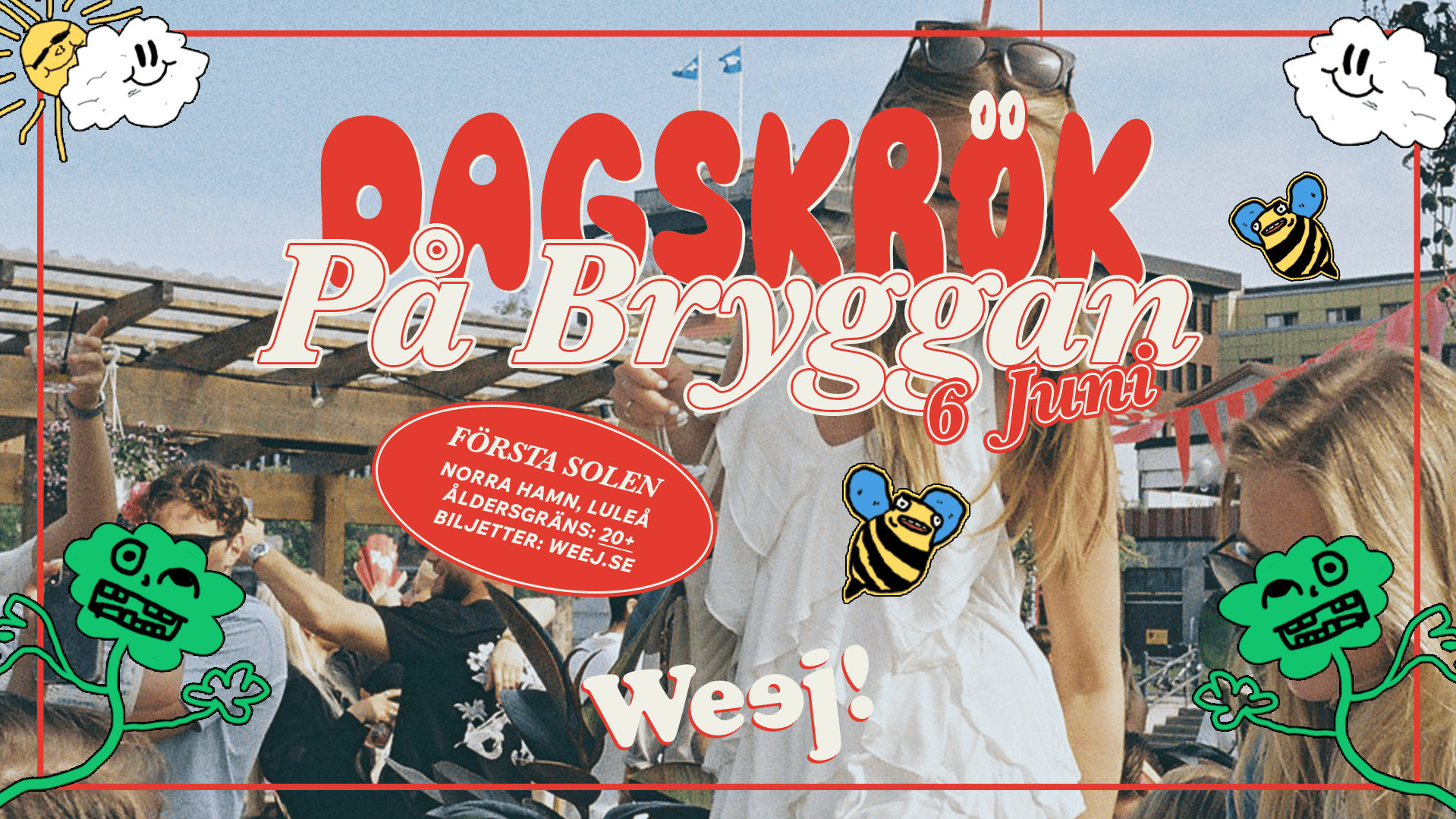 DAGSKRÖK PÅ BRYGGAN "FÖRSTA SOLEN"