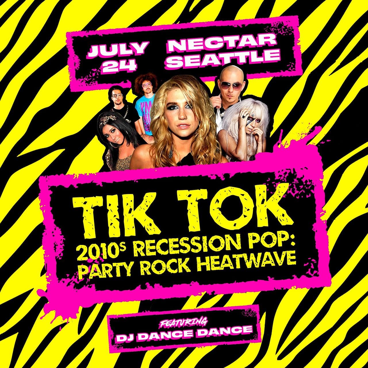 "TiK ToK 2010s Recession Pop: Party Rock Heatwave" feat DJ Dance Dance