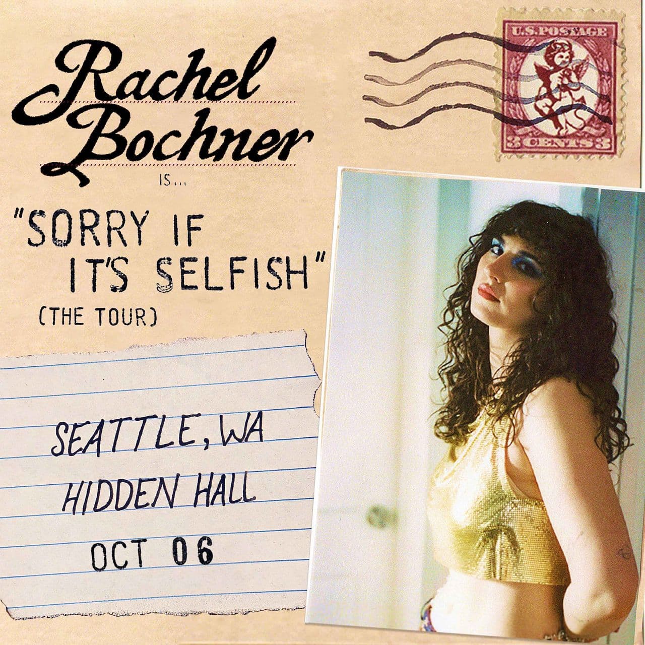RACHEL BOCHNER - The 'Sorry It's Selfish' Tour