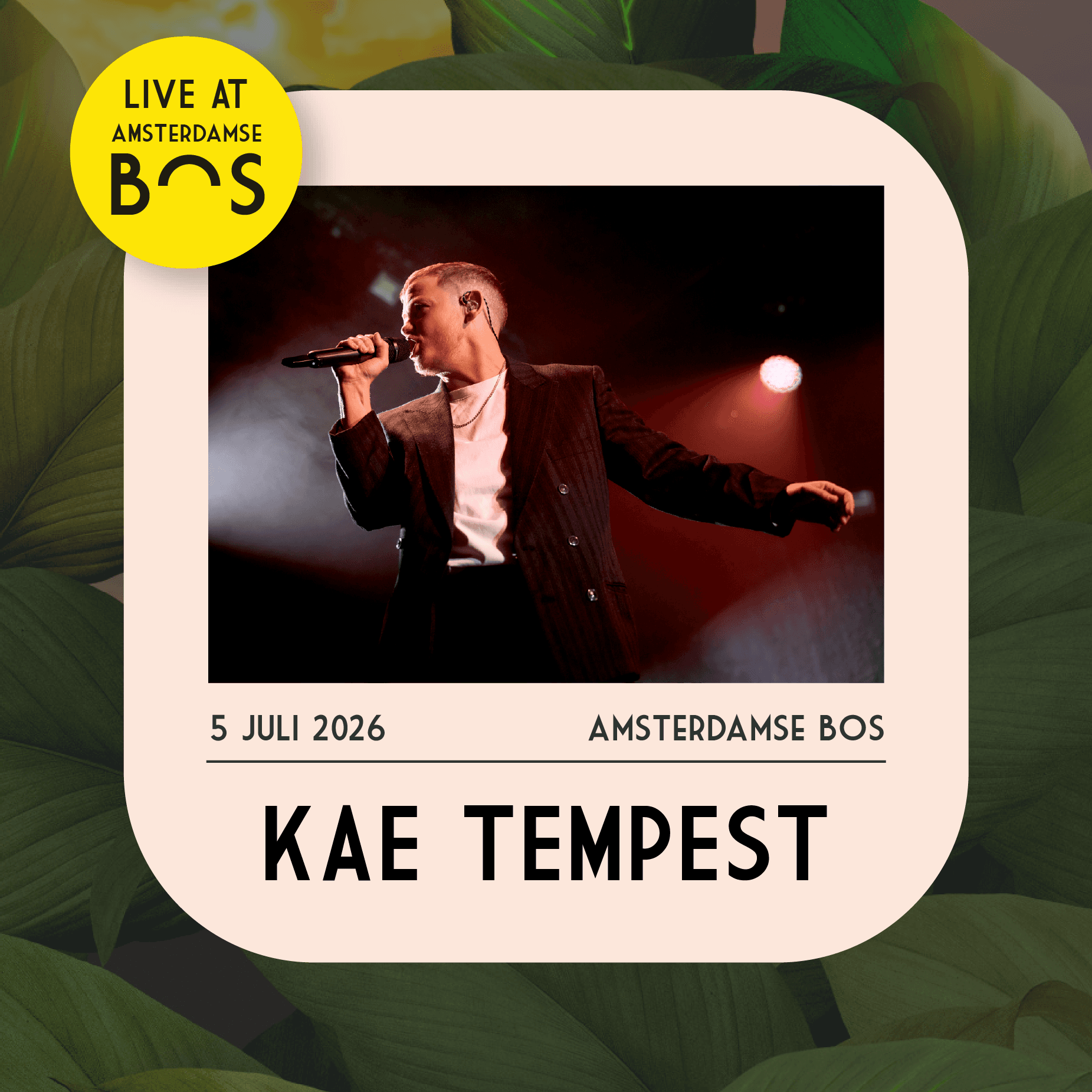 KAE TEMPEST - Live At Amsterdamse Bos