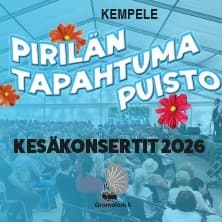 Pirilän tapahtumapuiston konsertit 2026