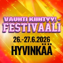 VAUHTI KIIHTYY FESTIVAALI HYVINKÄÄ 2026