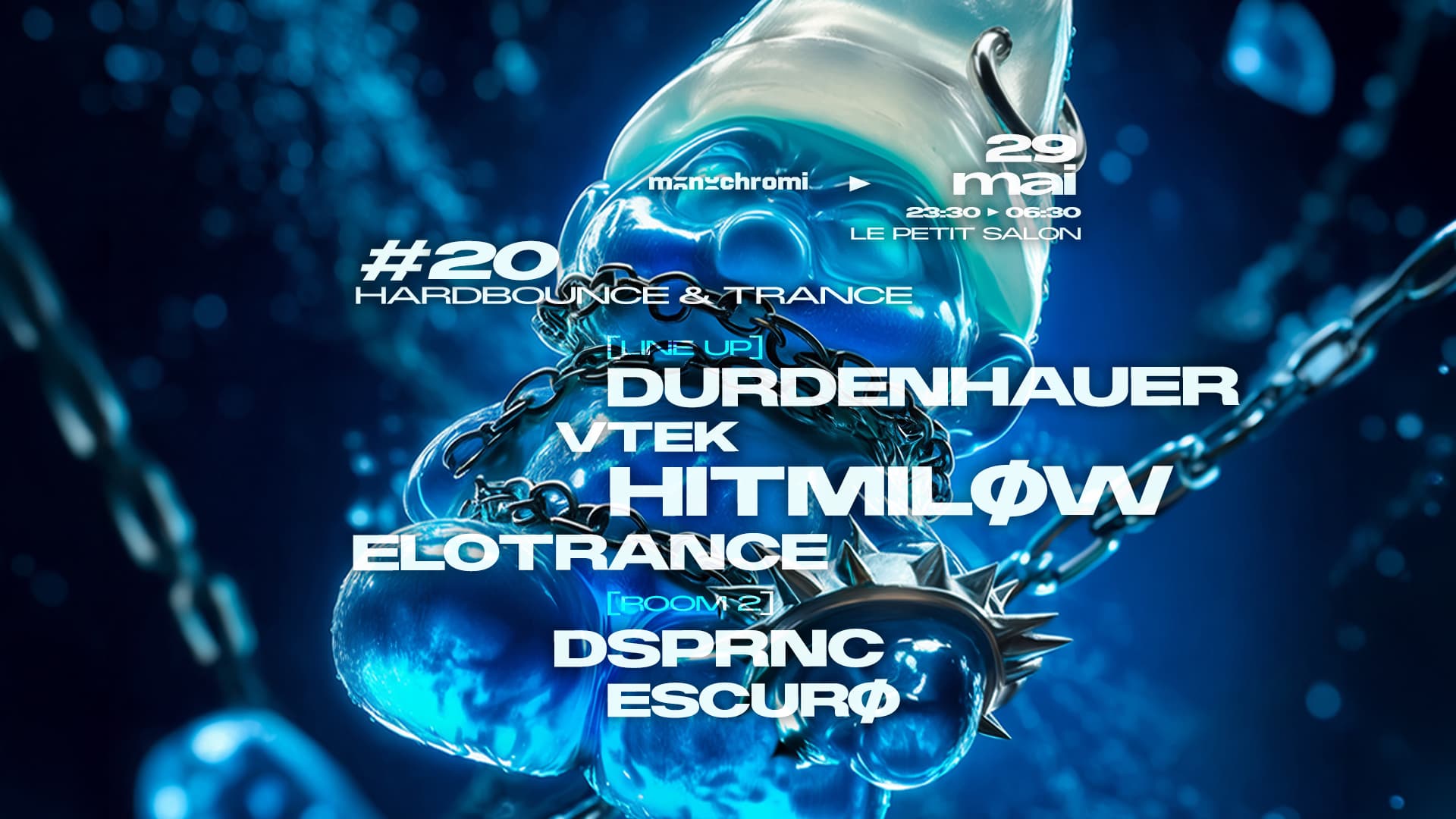 MONOHROMI#20 : HITMILØW / DURDENHAUER / ELOTRANCE / V̶T̶E̶K & MORE