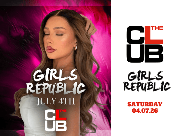 GIRLS REPUBLIC - Saturday 4 July 2026