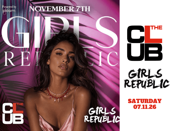 GIRLS REPUBLIC - Saturday 7 November 2026