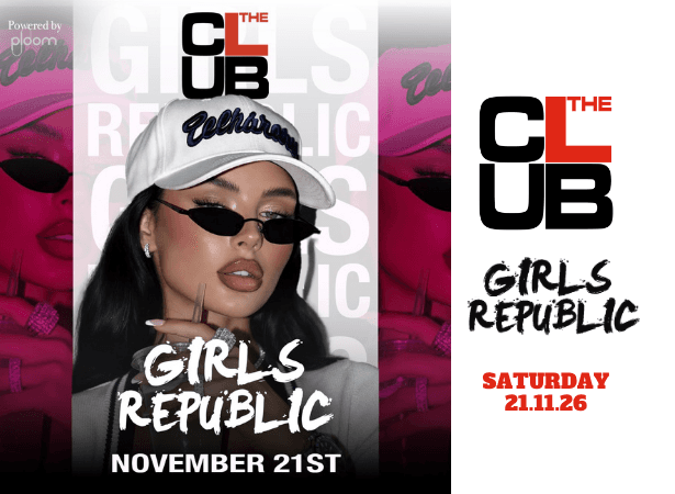 GIRLS REPUBLIC - Saturday 21 November 2026