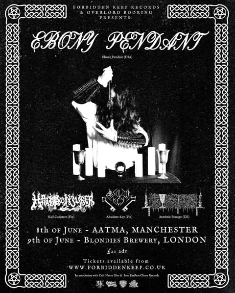 EBONY PENDANT, HAIL CONJURER, ABSOLUTE KEY & ATAVISTIC PASSAGE