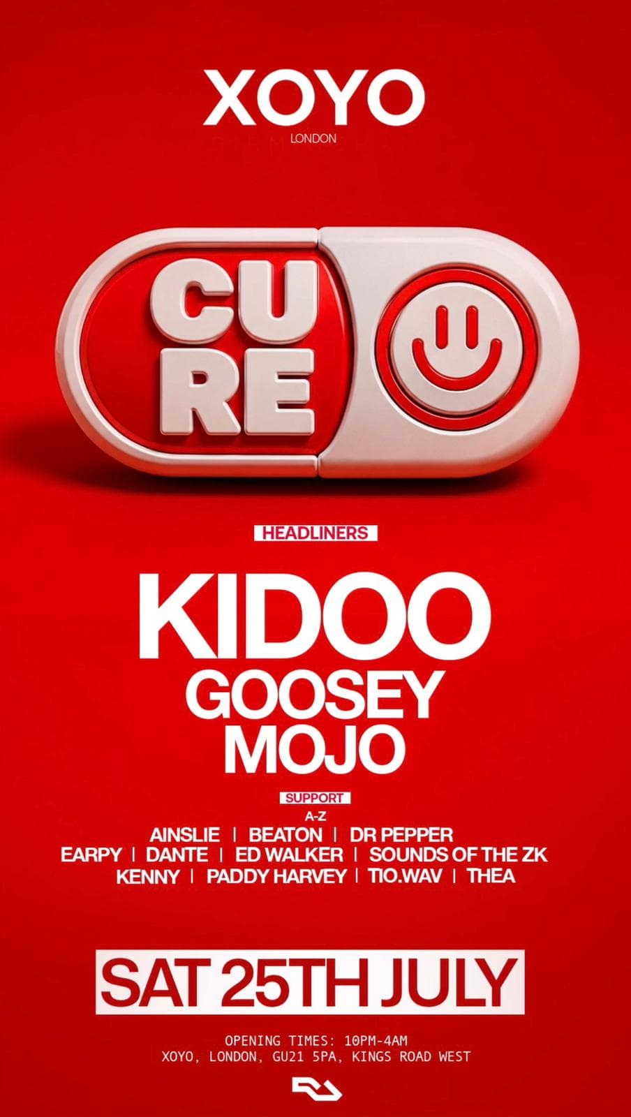 Cure Presents: Kidoo, Goosey, Mojo + More