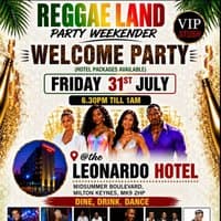 REGGAE LAND Welcome White Pastel Party