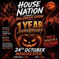 House nation Halloween edition/ 1 year anniversary