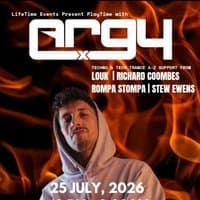 LifeTime Events present PlayTime with ARGY UK