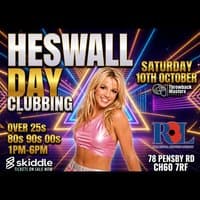 Throwback Masters Heswall Over 25s Day Clubbing 80s 90s 00s