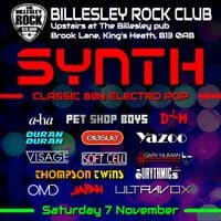 SYNTH Live at The Billesley Rock Club