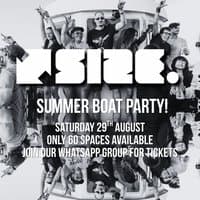 Size Summer Boat Party