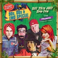 An Afternoon of Emo & 90s, 00s Rock Daytime Special (3pm-7pm)