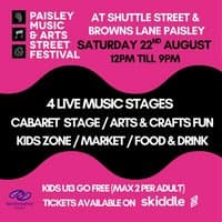 Paisley Music and Arts Street Festival