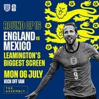 ENGLAND VS MEXICO Free Seated Entry Ticket