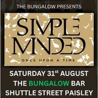 Simple Minded tribute to Simple Minds