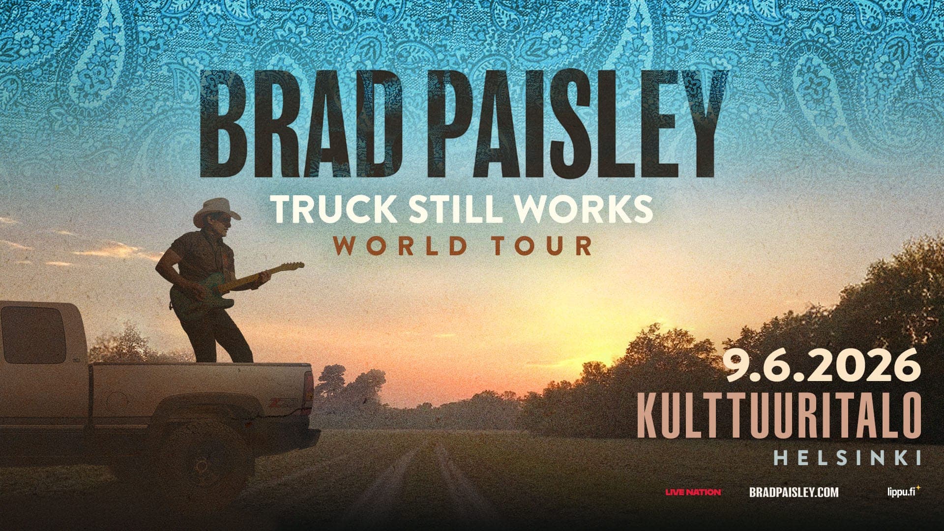 Brad Paisley – Truck Still Works World Tour (Sold Out!)