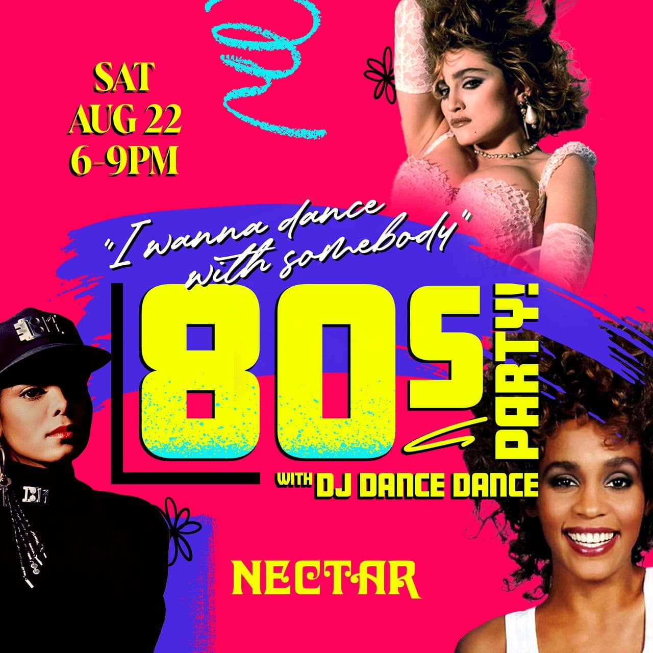 "I Wanna Dance With Somebody: 80s Party!"