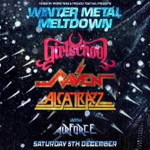 Girlschool + Alcatrazz + Raven
