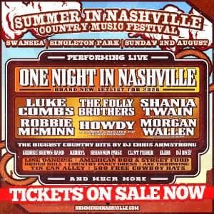 Summer In Nashville - Swansea 2026